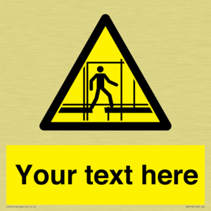 Custom Scaffold Incomplete Sign